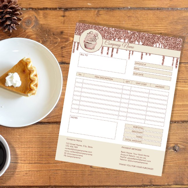 Faz o formulário de fatura do Bloco de notas de co (Criador carregado)