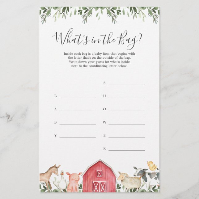 Fazenda adivinha o que há no jogo da bolsa (Frente)