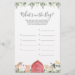 Fazenda adivinha o que há no jogo da bolsa