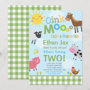 Fazenda Aniversário Convite à Antiga Festa de Fa