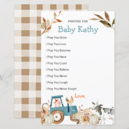 Fazenda de abóbora Trator Animal Adora Orações par