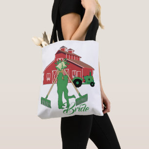 Fazenda de Barão de Vaca Ocidental Noiva Tote Bag