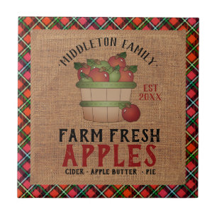 Fazenda de Maçãs 🍎 frescas em uma Vintage e X