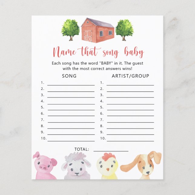 Fazenda - Nomeie essa canção (Frente)