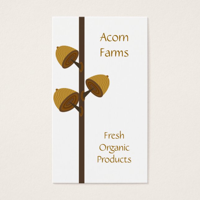 Fazenda orgânica com Acorn (Frente)
