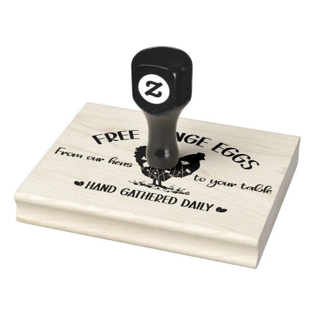 Fazenda Ovos Frescos Carimbo De Embalagem De Ovos  (Carimbo)