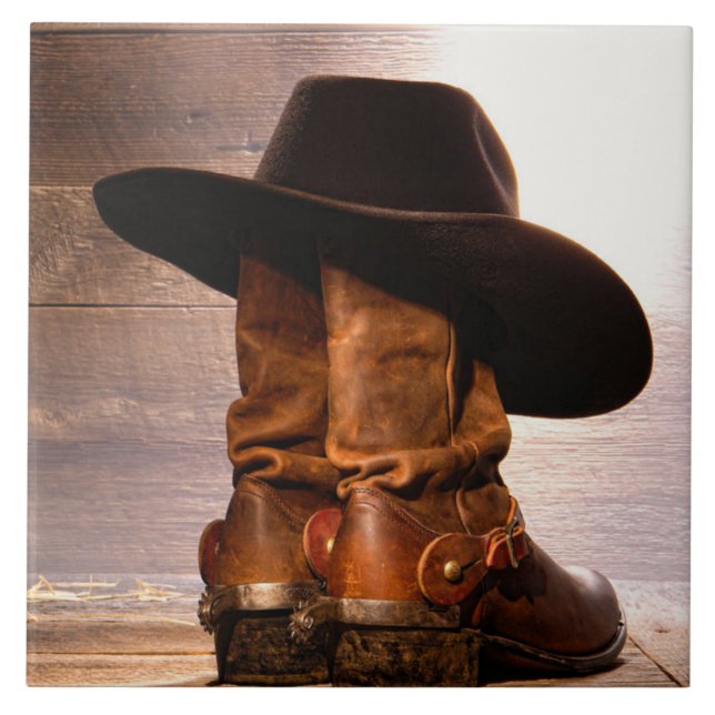 Fazenda russa botas de vaqueiro de fazenda no oest (Frente)