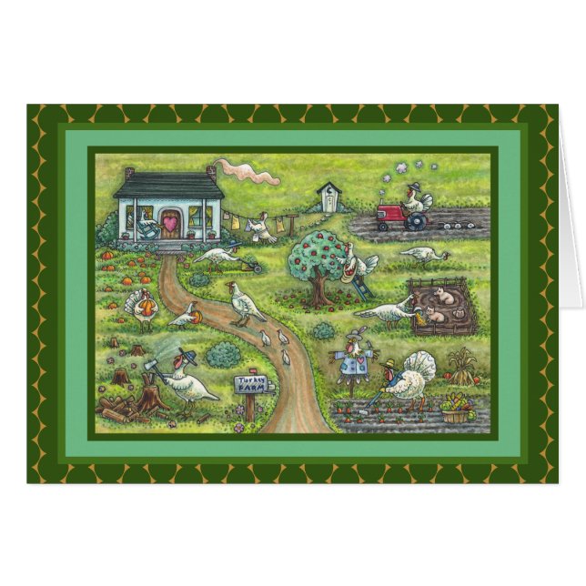 FAZENDA TURQUIA, PAÍS AGRADECENDO AO CARTÃO V DE O (Frente Horizontal)