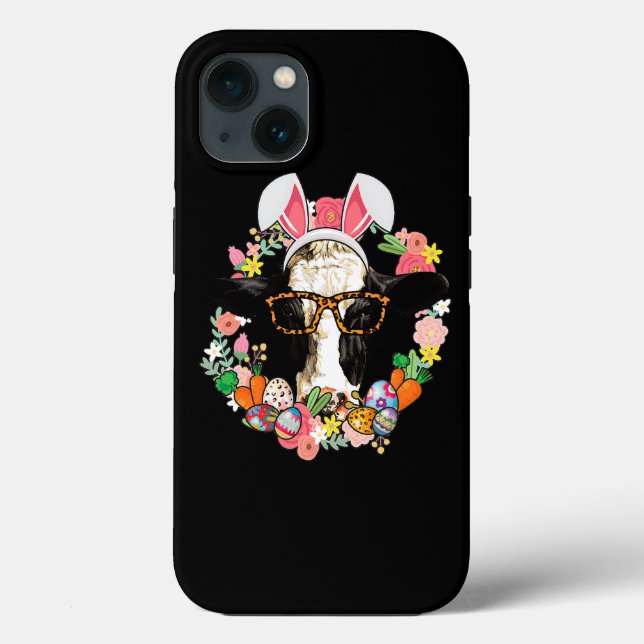 Fazendeiro de Felzs pascoa de coelhinhos de vaca (Verso)