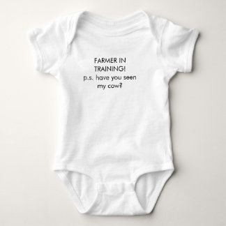 Fazendeiro na camisa do treinamento (bebê)