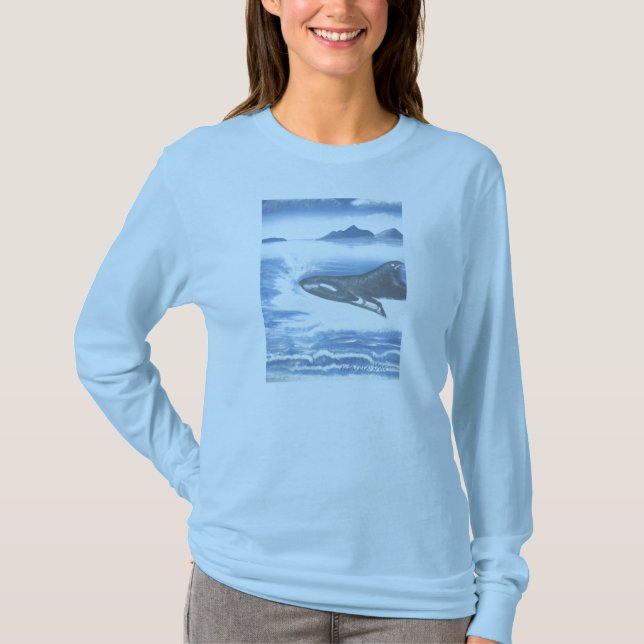 Fazendo a senhoras de um respingo a camisa do azul (Frente)