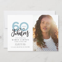 Fazer 60 - convite para o aniversário de fotos