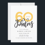 Fazer 60 parece bom aniversário de tipografia mode<br><div class="desc">Fazer 60,  60 e fabuloso convite de aniversário para tipografia moderna. Texto moderno do script na design de tipografia de tendência. Parte de uma coleção. As cores podem ser personalizadas.</div>