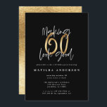 Fazer 60 parece um bom convite de aniversário de o<br><div class="desc">Fazer 60 parece um bom convite de aniversário para efeitos de ouro. Texto de script moderno monocromático design. Parte de uma coleção.</div>