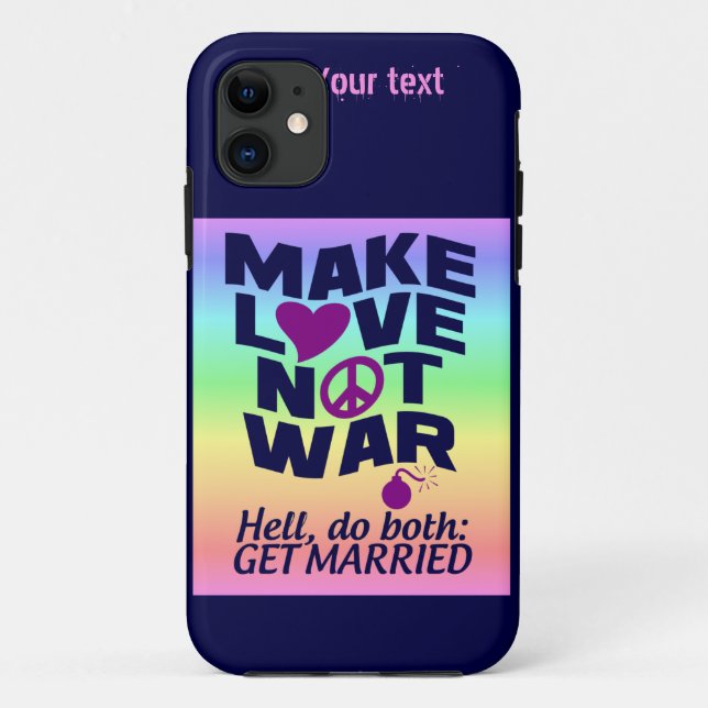 Fazer Amor Não Guerra é capas de iphone-companheir (Verso)