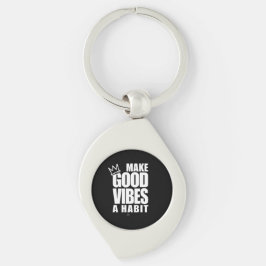 FAZER BONS VÍBULOS UM HÁBITO | chaveiro de metal