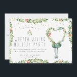 Fazer | Convite para Festas de Férias<br><div class="desc">Uma festa de fazer de coroa é uma desculpa excelente para unir seus amigos e família durante as férias e a maneira perfeita de mostrar sua apreciação, hospedando-os para uma tarde divertida com comida e artesanato. Quer você use este convite para uma festa de coquetel de feriado com amigos e...</div>