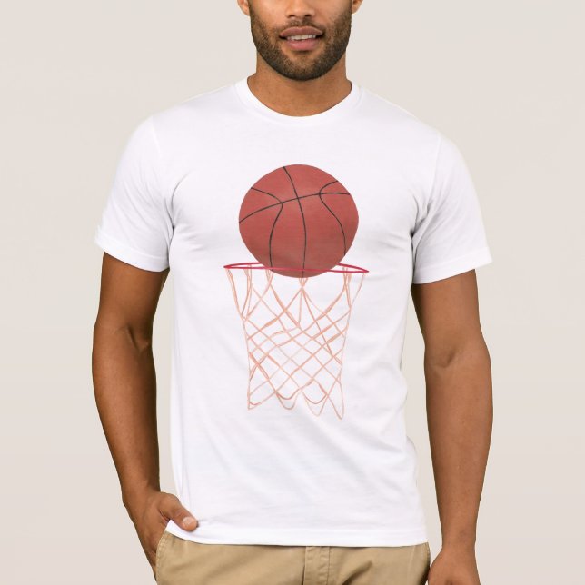 Fazer de basquete, camisas esportivas (Frente)