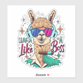 Fazer de cada dia um Llama Party com adesivos