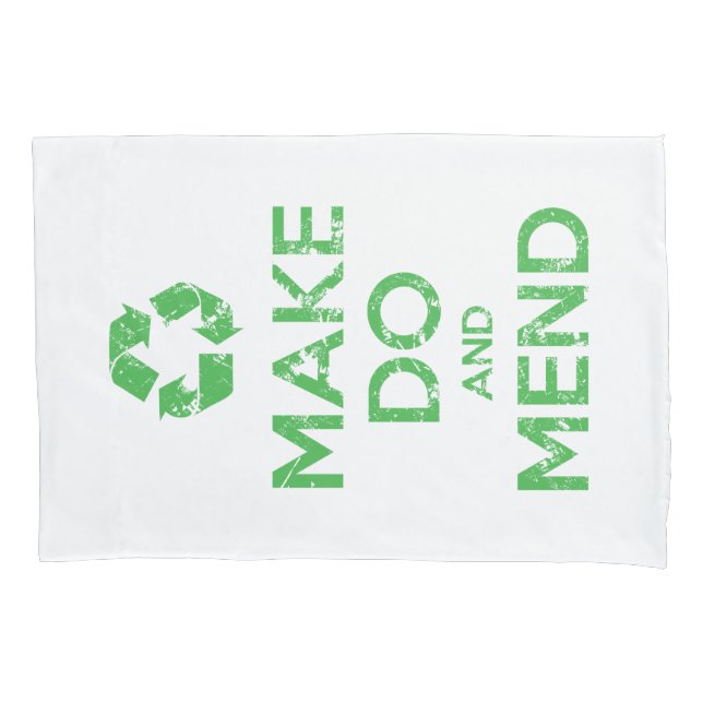 Fazer do e Mend Travesseiro Case (Frente)