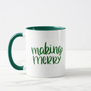 Fazer Feliz de caneca de Natal Verde