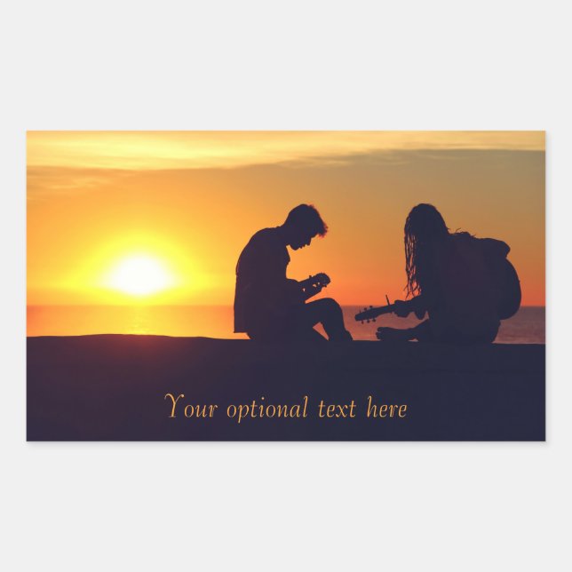 Fazer Music / adesivos personalizados sunset (Frente)