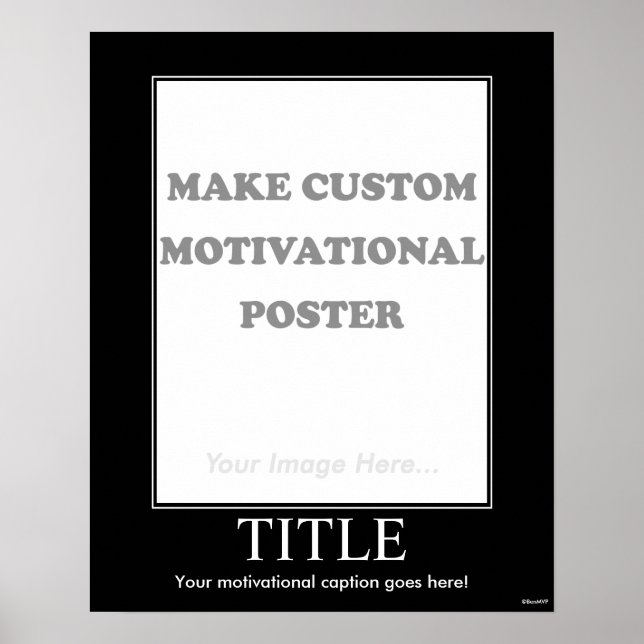 Fazer Poster de Motivação Personalizada (Retrato) (Frente)