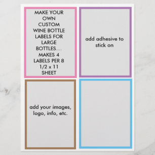 FAZER RÓTULOS PERSONALIZADOS DE GARRAFA DE VINHO 