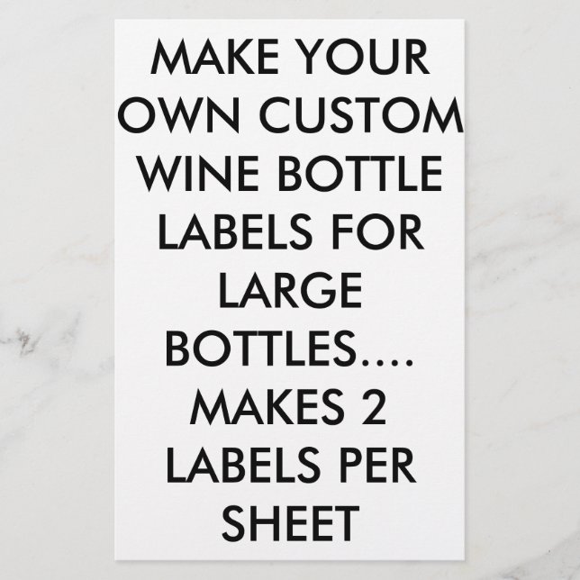 FAZER RÓTULOS PERSONALIZADOS DE GARRAFA DE VINHO D (Frente)