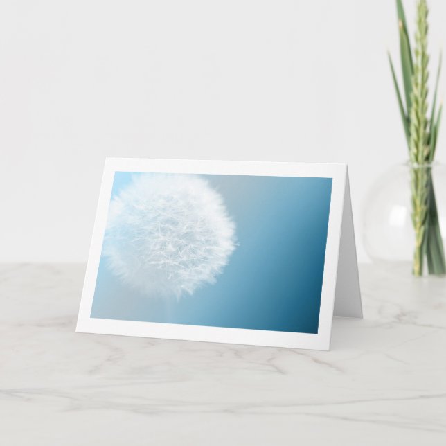 Fazer Um Cartão De Saudação De Dandelion (Frente)