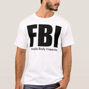 FBI - camisa customizável de t