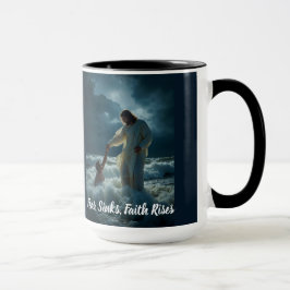 "Fé acima do Medo" - Caneca