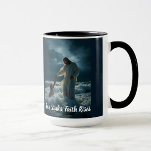 "Fé acima do Medo" - Caneca