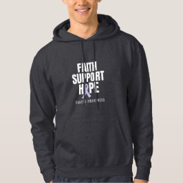 fé apoio esperam todos os canceres Pullover Hoodie