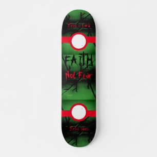 Fé Cristã Jesus Skateboard