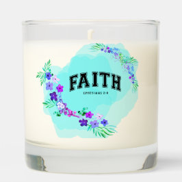 Fé em chamas: Efesianos 2:8 Vela Censurada