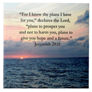 FÉ EM JEREMIAH 29:11 SUNRISE VERSE
