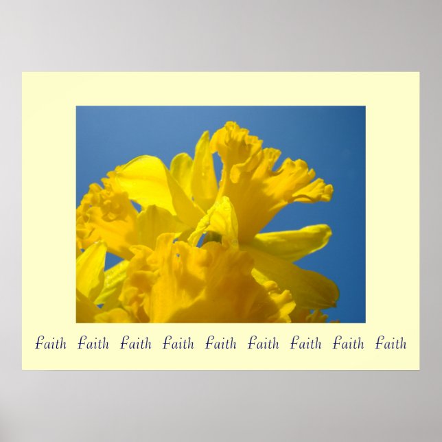Fé Fé Fé impressões artísticas Daffodils de primav (Frente)