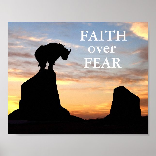 Fé Inspiradora sobre poster de Medo (Frente)