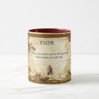 FÉ O que você não vê... Caneca 
