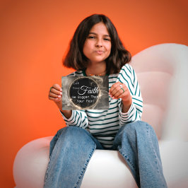 Fé sobre Medo Cartão de Saudação Inspiracional