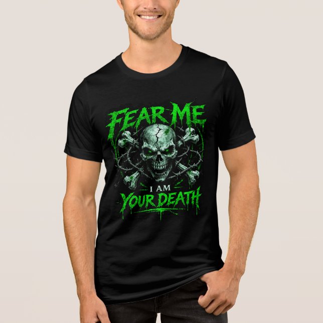 Fear Me – I Am Your Death | Gothic Skull Metal Des (Frente)