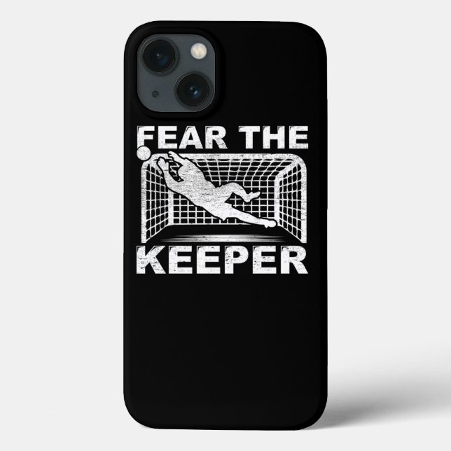 Fear The Keeper Goalkeeper Goalie Soccer Gift (Verso)