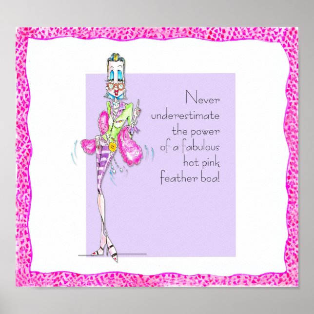 Feather Boa poster (Frente)