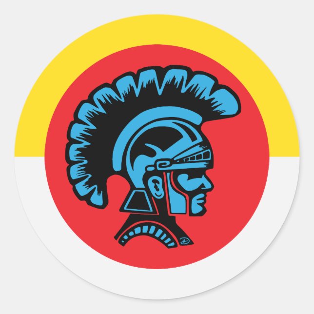 Febre espartana - Adesivos (Frente)