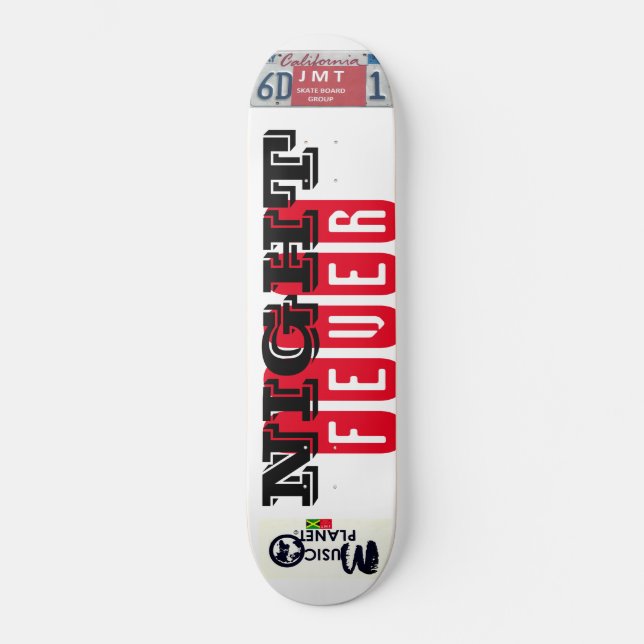 FEBRE NOTURNA Skateboard (Frente)