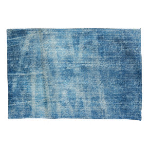 Fechamento de Denim Azul Texturizado