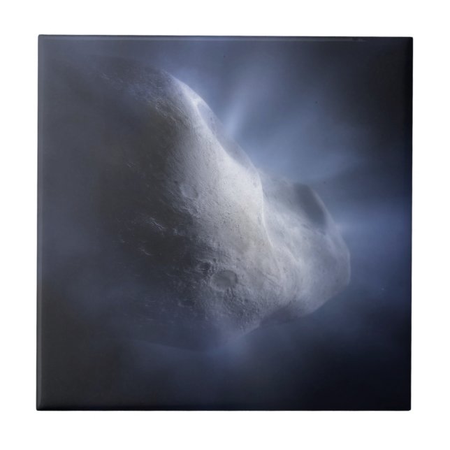 Feche Ilustrativamente O Tempel De Cometa. (Frente)