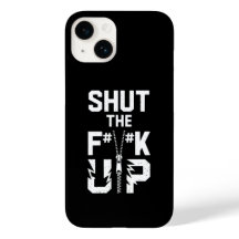 Feche o caso F#%K Up Bold Typografia iPhone 14