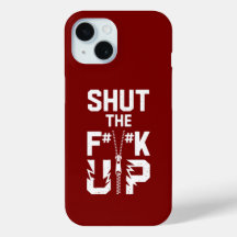 Feche o caso F#%K Up Bold Typografia iPhone 15